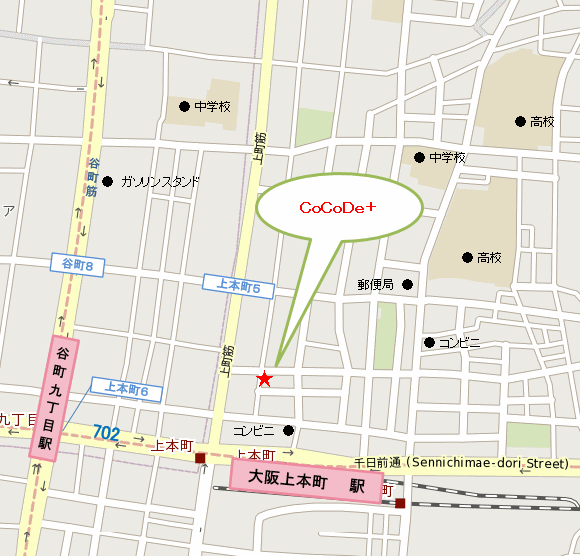 HOTEL CoCoDe+周辺地図