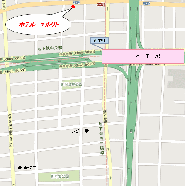 ホテル ユルリト周辺地図