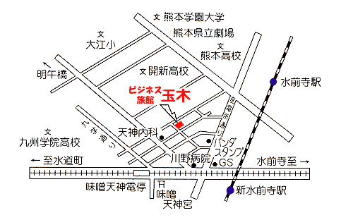 玉木旅館周辺地図