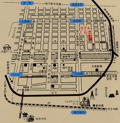旅館くら本周辺地図