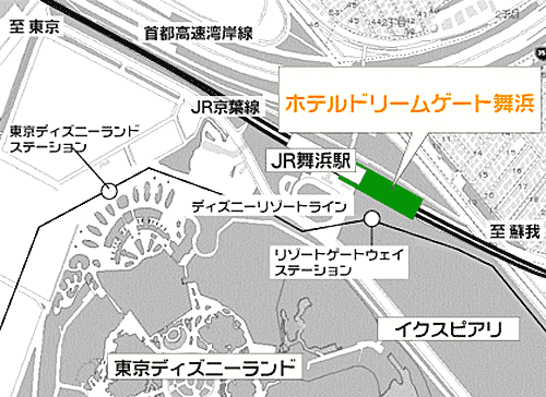 ホテルドリームゲート舞浜(本館/アネックス)周辺地図