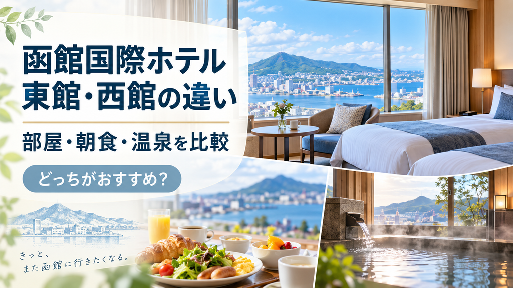 函館国際ホテル東館と西館の違いを比較！部屋・朝食・温泉でどっちがおすすめ？
