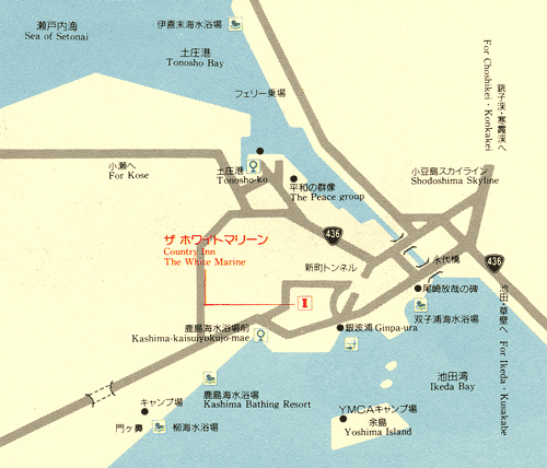 カントリーイン ザ ホワイトマリーン周辺地図